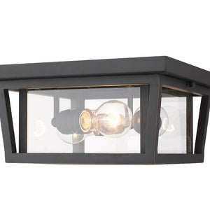 Seoul 12-in Outdoor Flush Mount