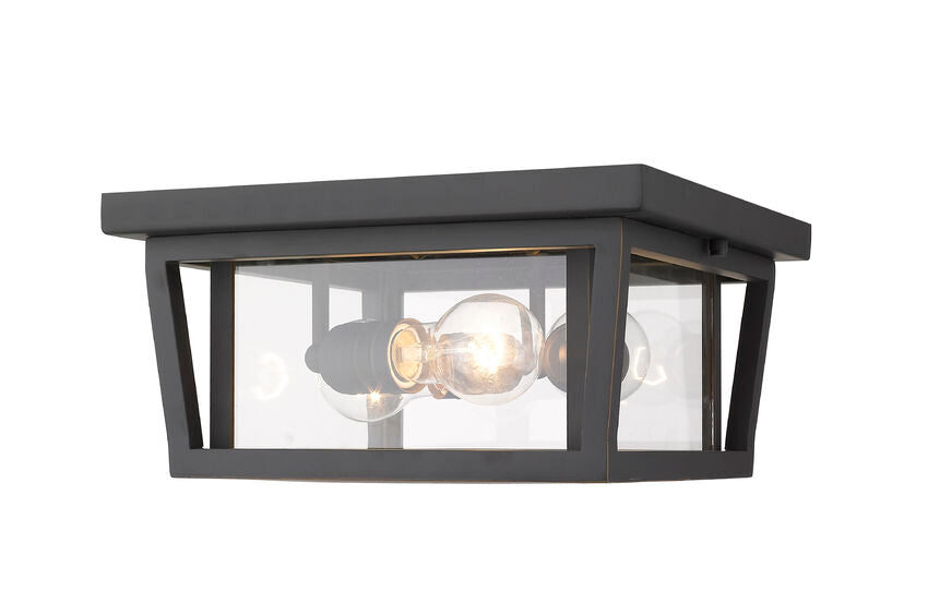 Seoul 12-in Outdoor Flush Mount