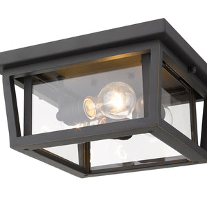 Seoul 12-in Outdoor Flush Mount