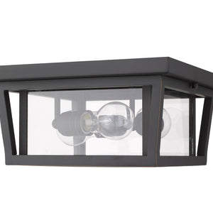 Seoul 12-in Outdoor Flush Mount
