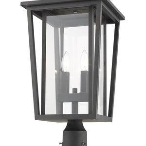 Seoul 2 Light Outdoor Pier Mounted Fixture