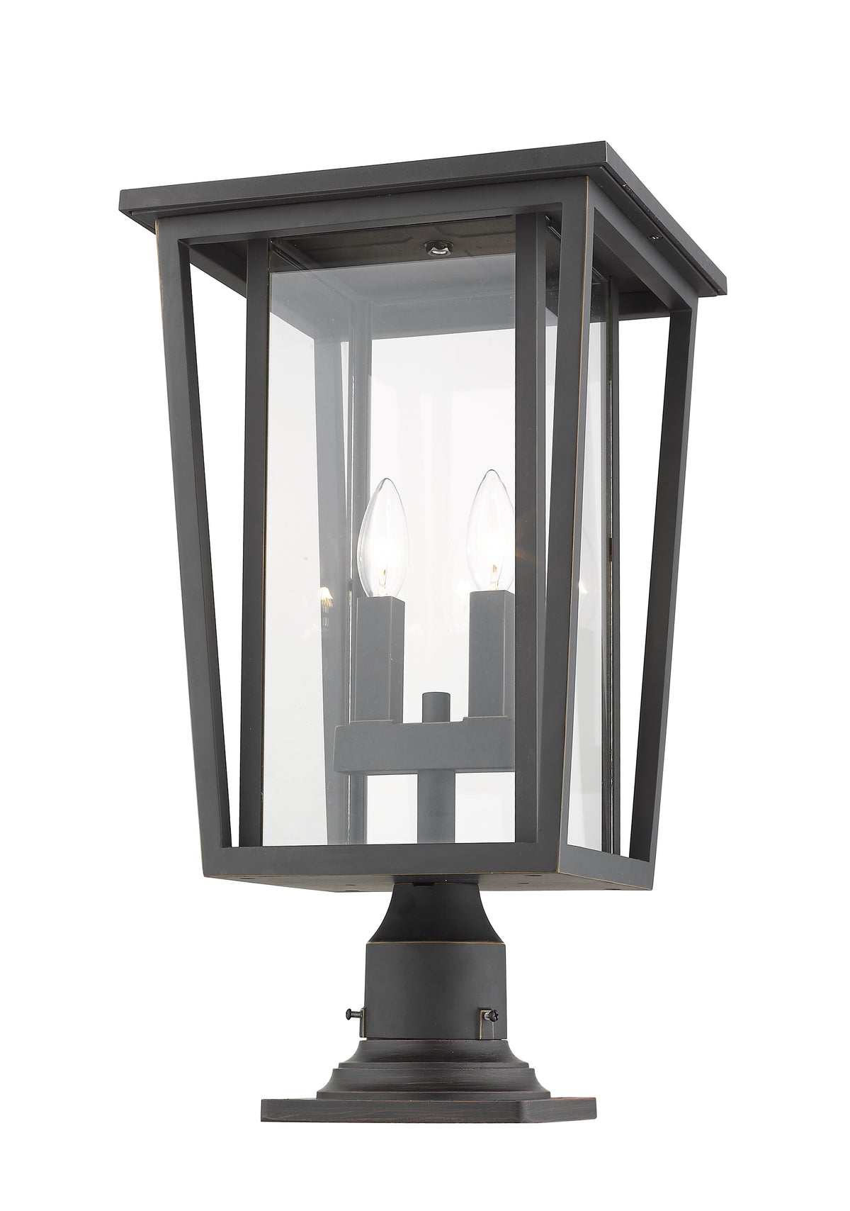 Seoul 2 Light Outdoor Pier Mounted Fixture