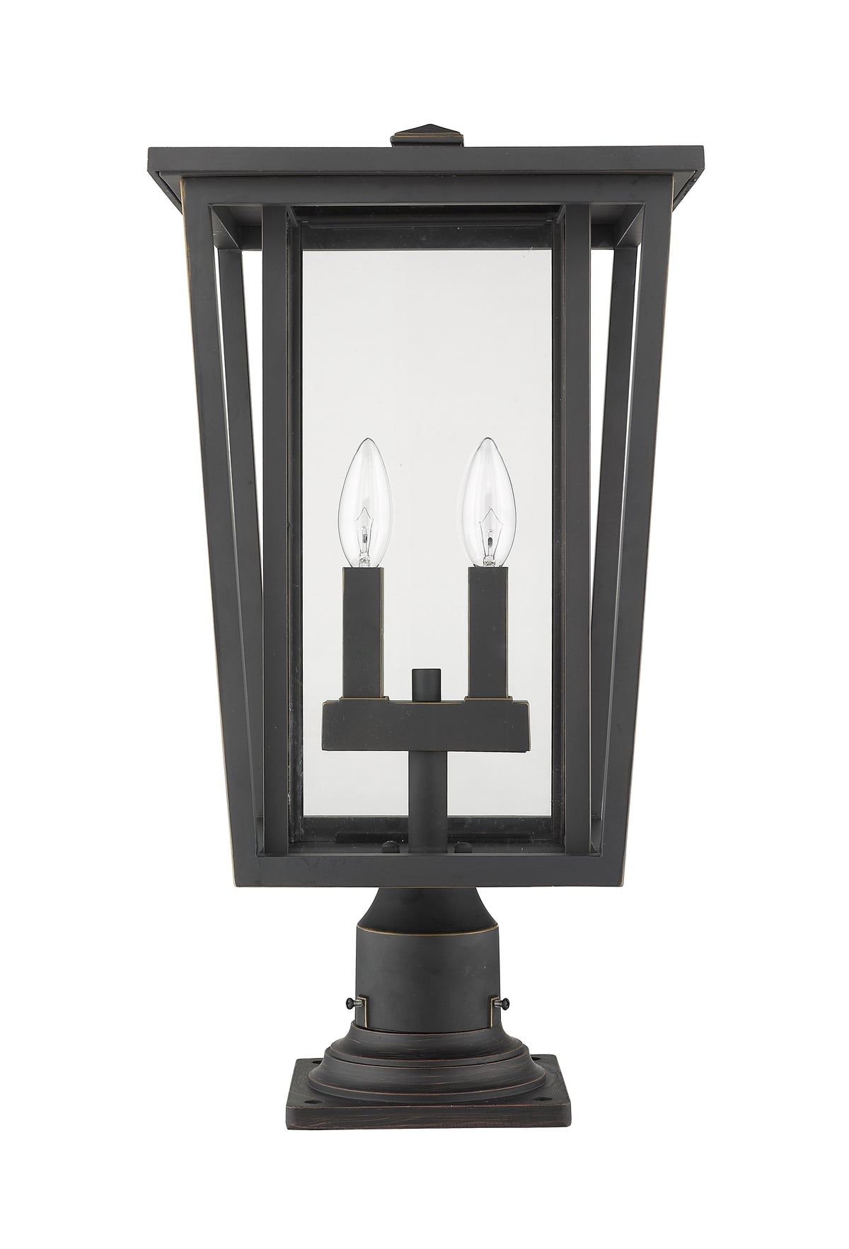 Seoul 2 Light Outdoor Pier Mounted Fixture