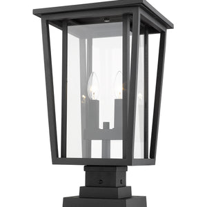 Seoul 2 Light Outdoor Pier Mounted Fixture