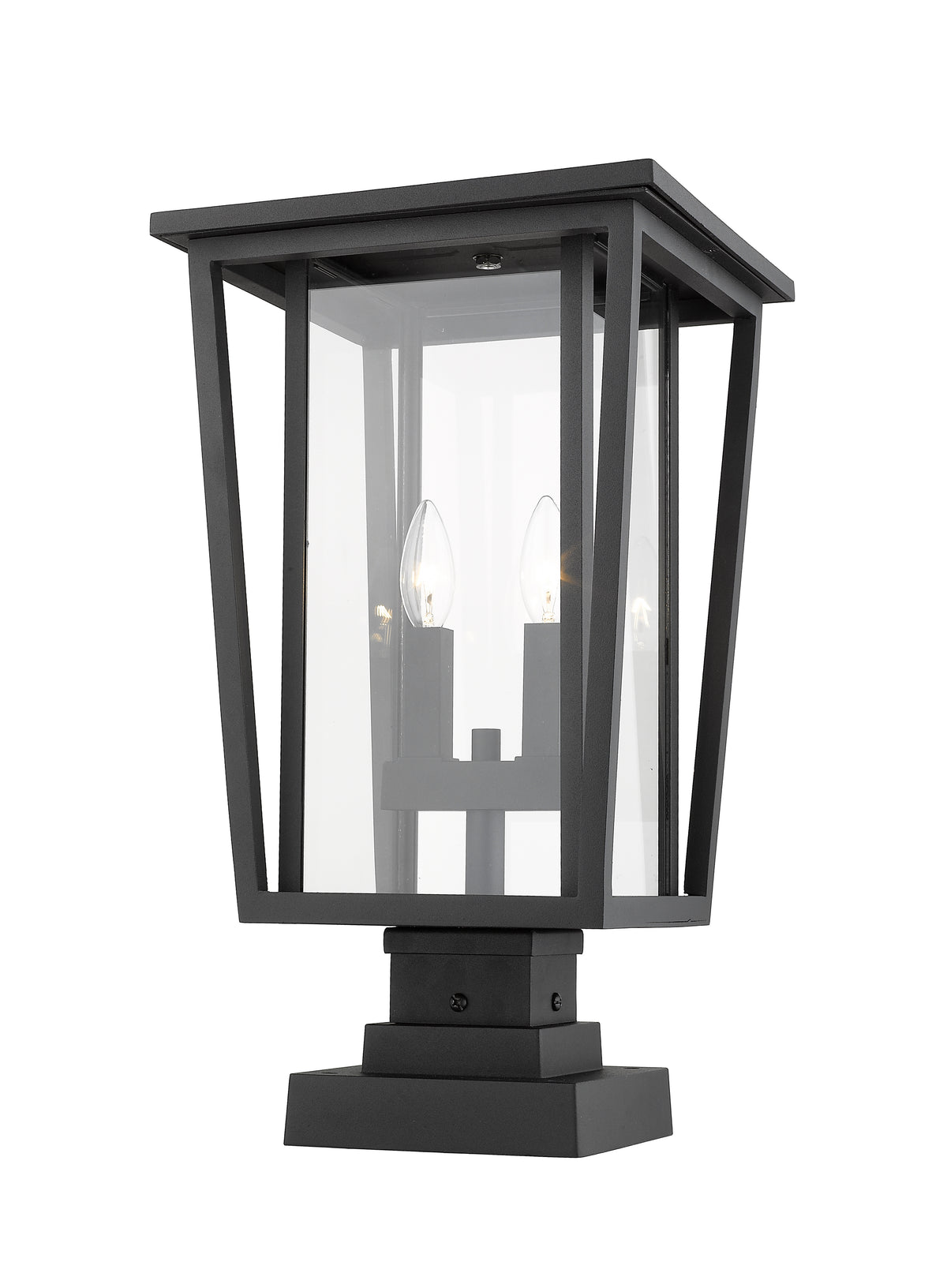 Seoul 2 Light Outdoor Pier Mounted Fixture