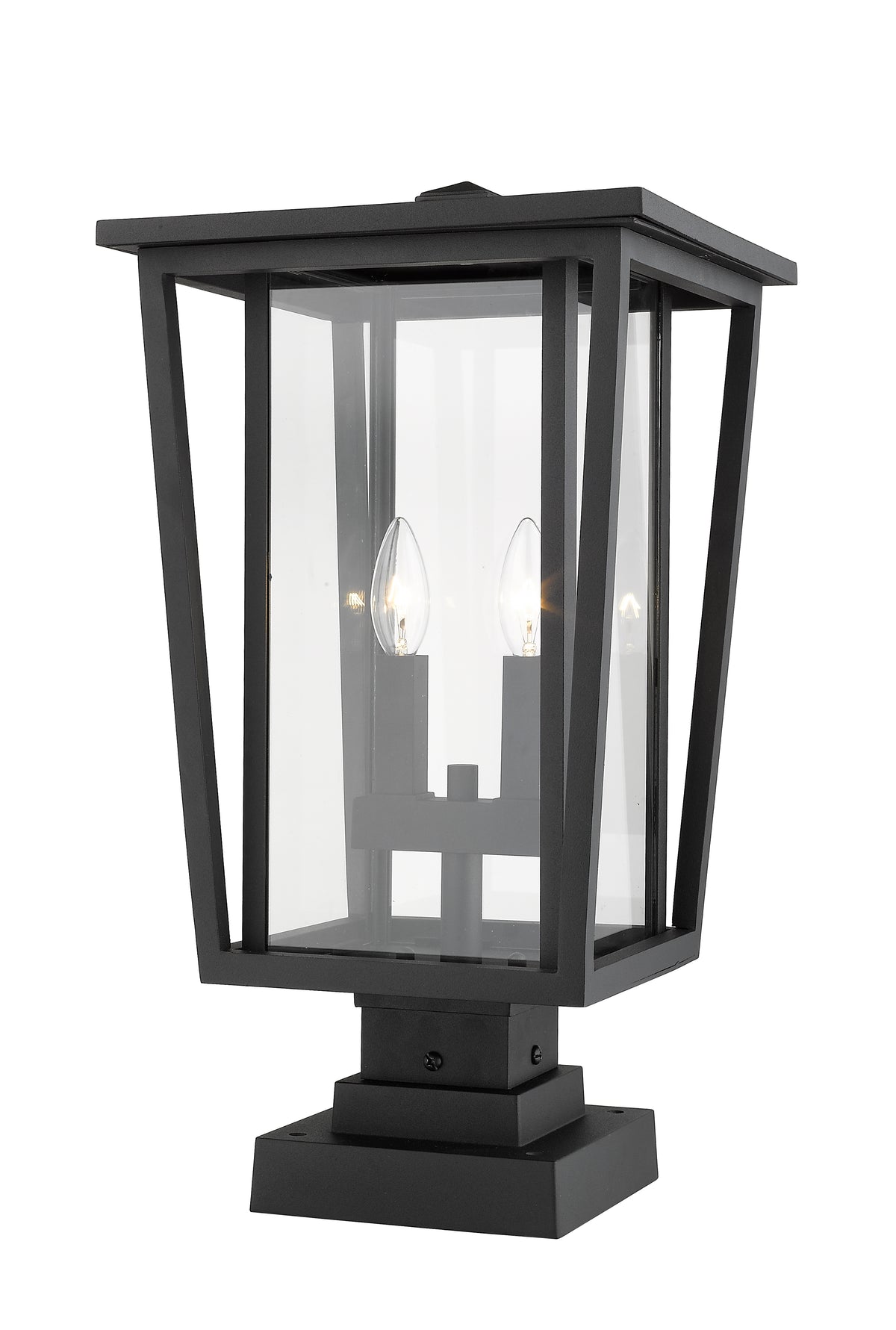 Seoul 2 Light Outdoor Pier Mounted Fixture