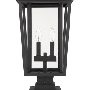 Seoul 2 Light Outdoor Pier Mounted Fixture