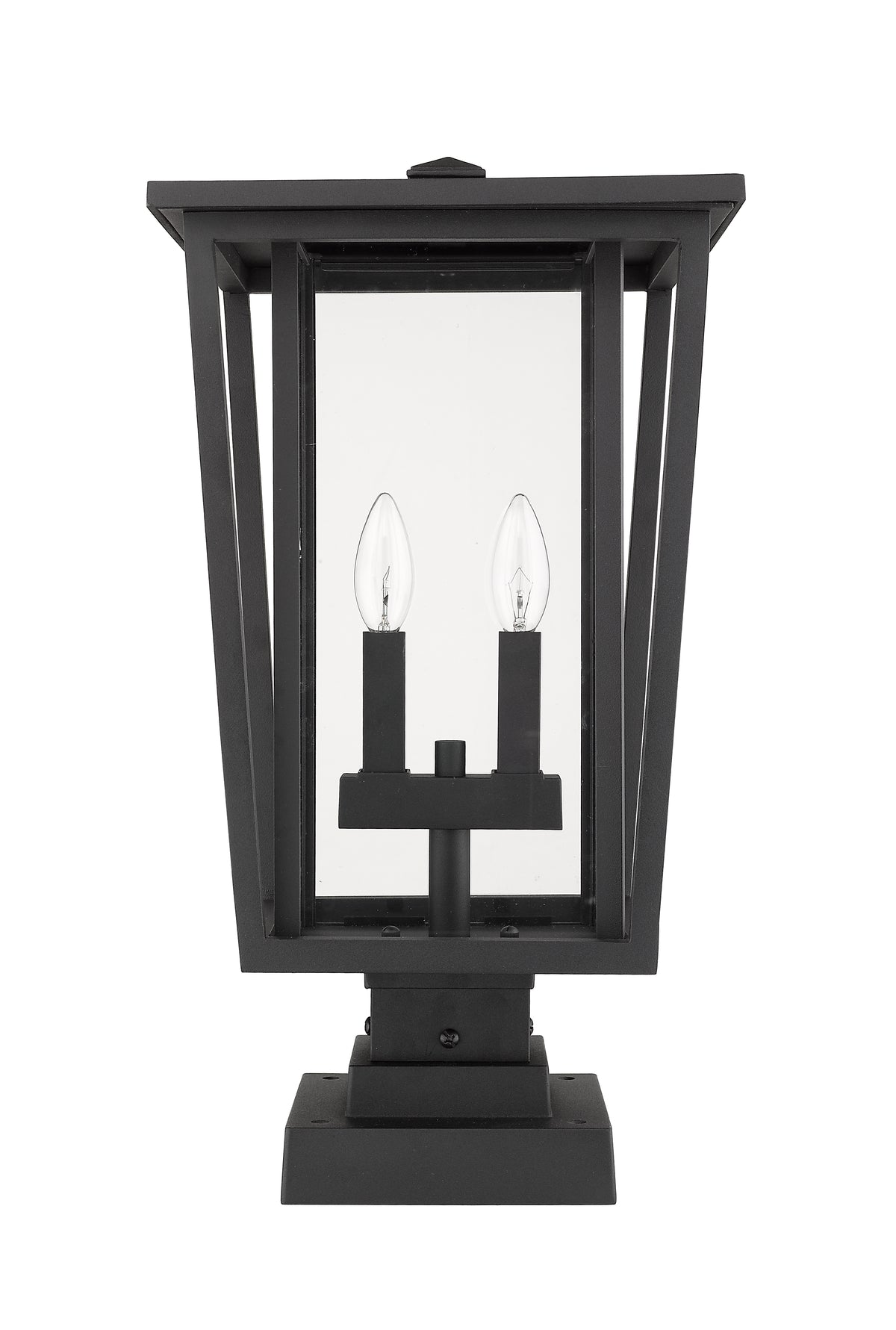 Seoul 2 Light Outdoor Pier Mounted Fixture