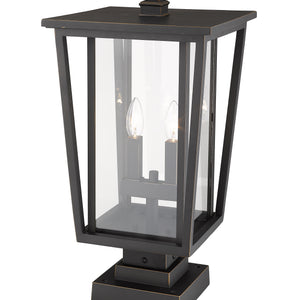 Seoul 2 Light Outdoor Pier Mounted Fixture