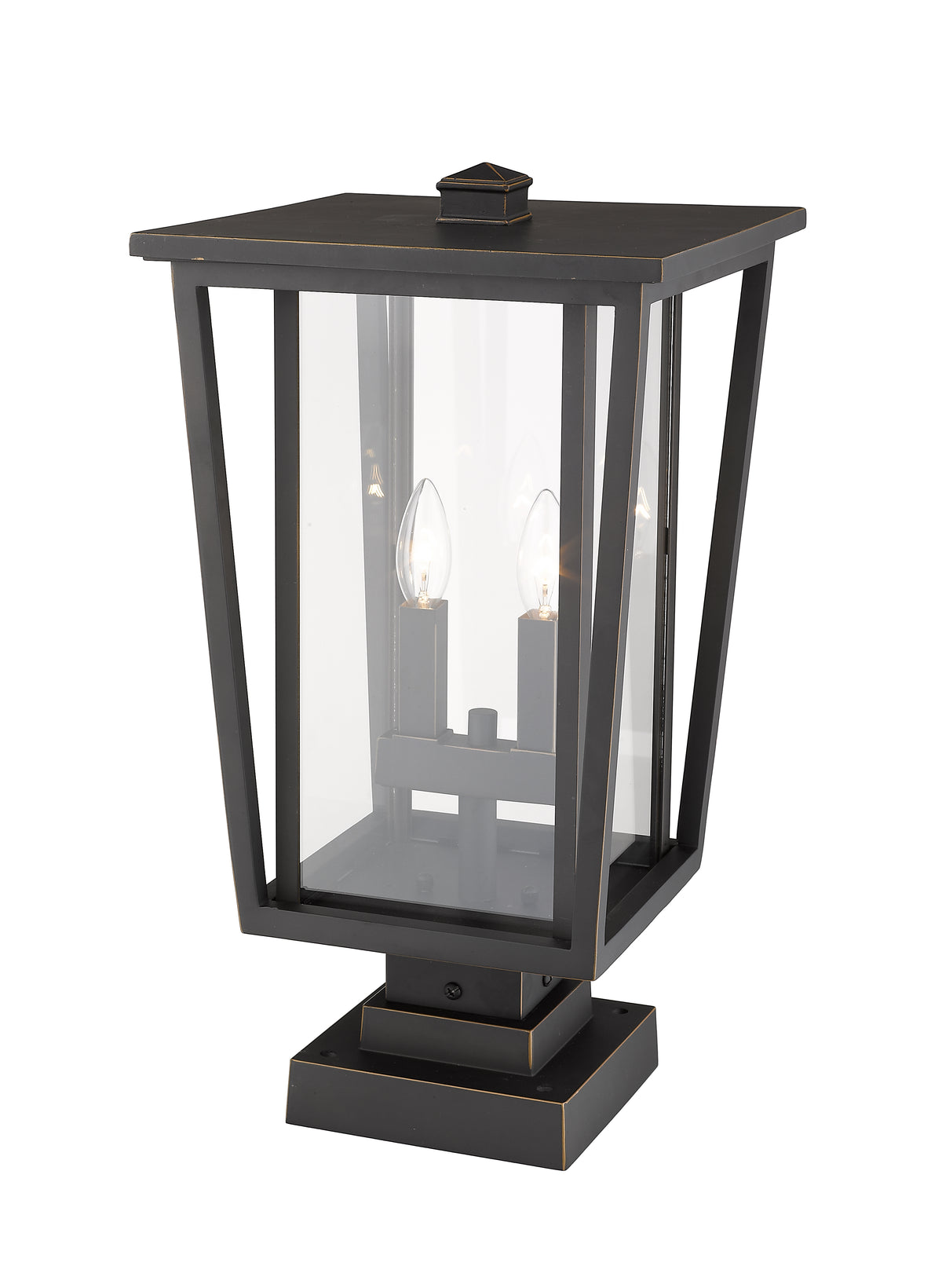 Seoul 2 Light Outdoor Pier Mounted Fixture