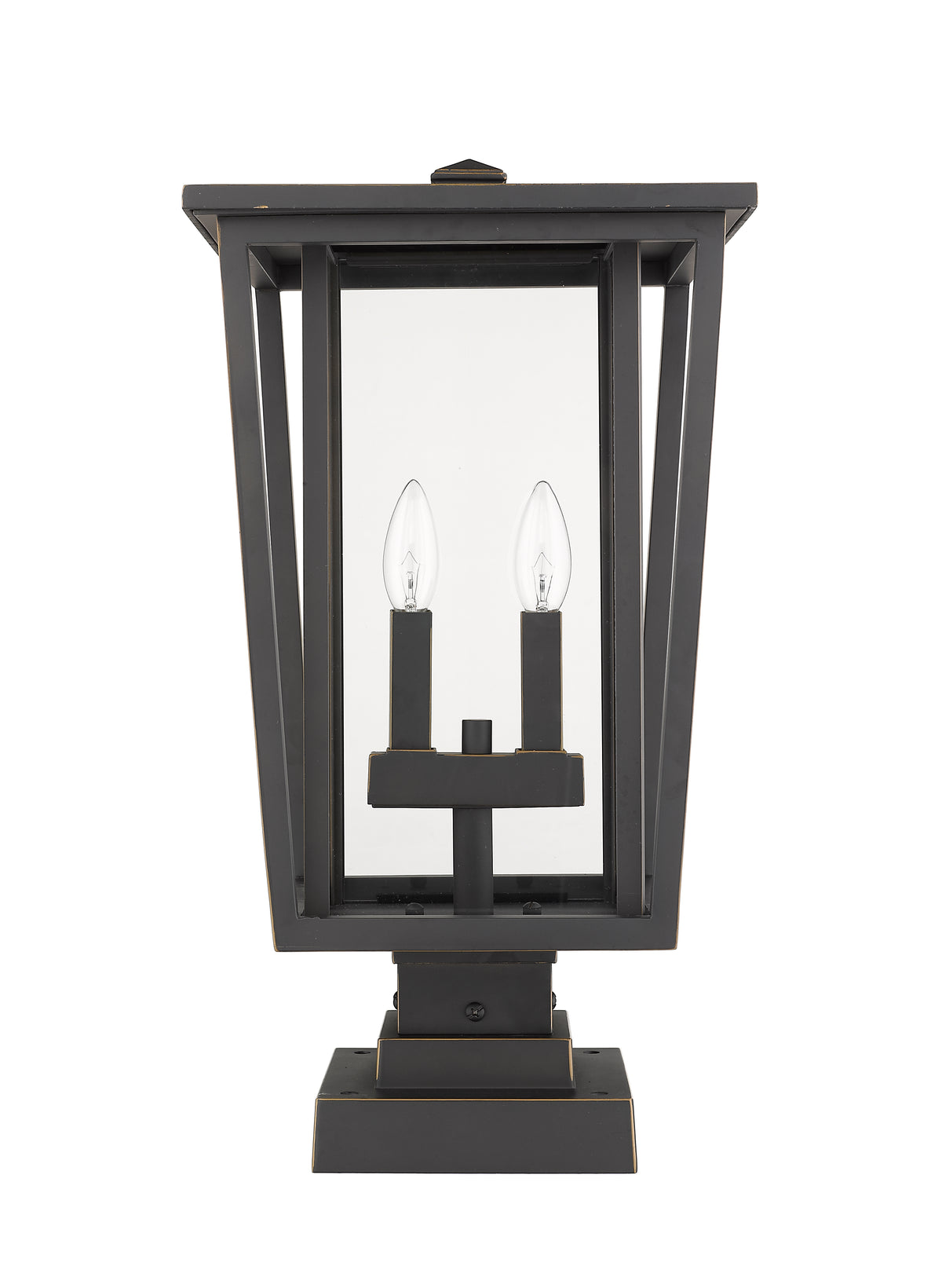 Seoul 2 Light Outdoor Pier Mounted Fixture