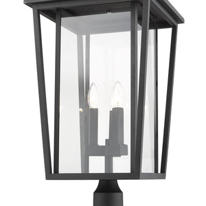Seoul 3 Light Outdoor Pier Mounted Fixture