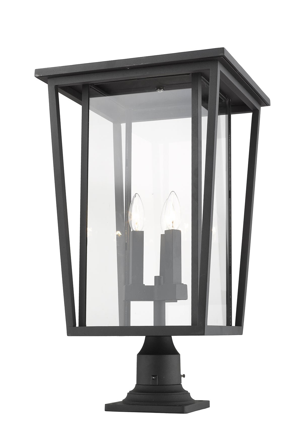 Seoul 3 Light Outdoor Pier Mounted Fixture