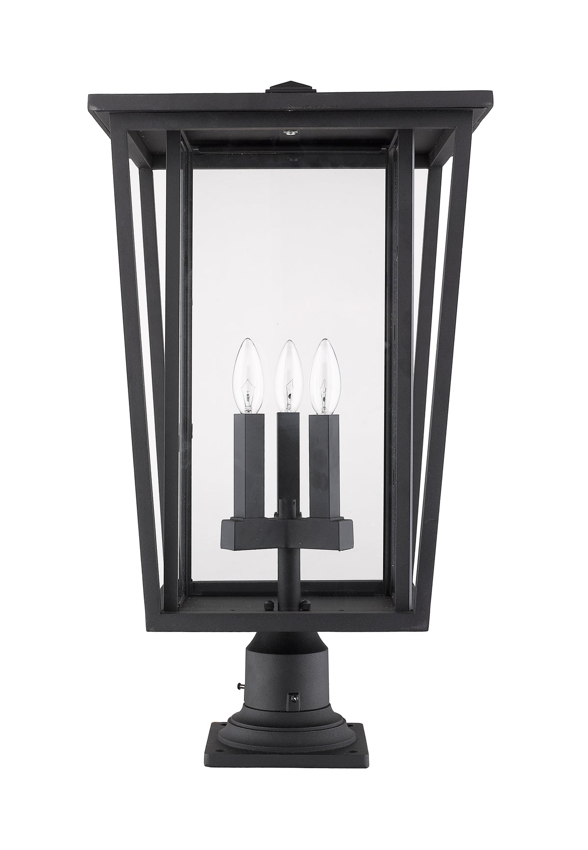 Seoul 3 Light Outdoor Pier Mounted Fixture