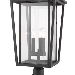 Seoul 3 Light Outdoor Pier Mounted Fixture