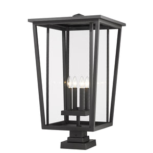 Seoul 4 Light Outdoor Pier Mounted Fixture