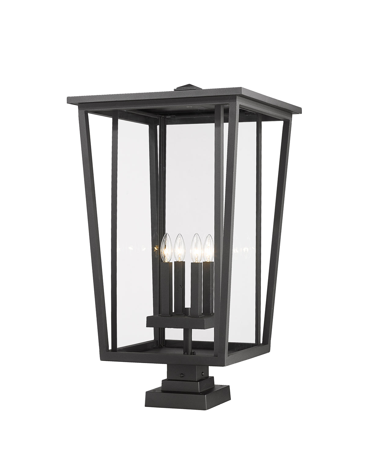Seoul 4 Light Outdoor Pier Mounted Fixture