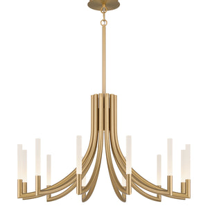 Olette 12-Light 36" Integrated LED Chandelier