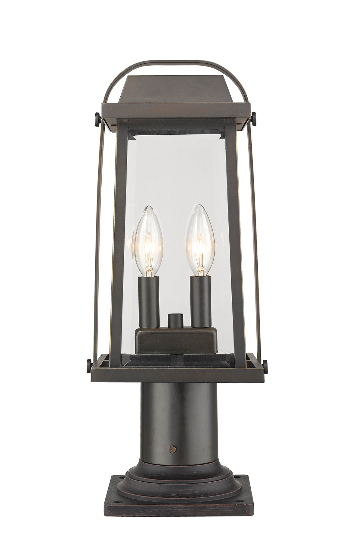 Millworks 2 Light Outdoor Pier Mounted Fixture