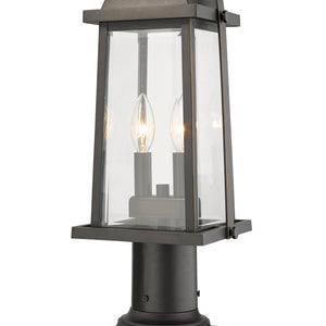 Millworks 2 Light Outdoor Pier Mounted Fixture