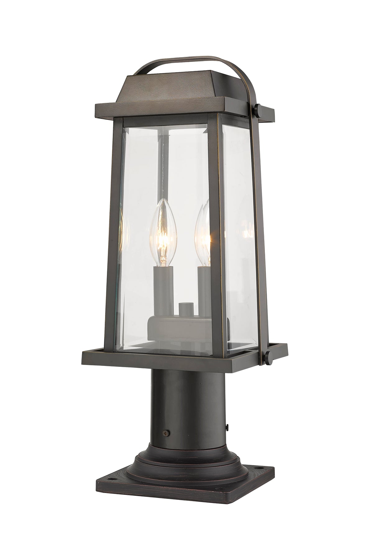 Millworks 2 Light Outdoor Pier Mounted Fixture