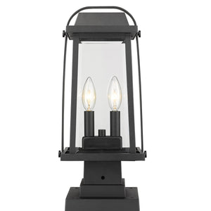 Millworks 2 Light Outdoor Pier Mounted Fixture