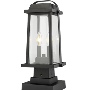 Millworks 2 Light Outdoor Pier Mounted Fixture