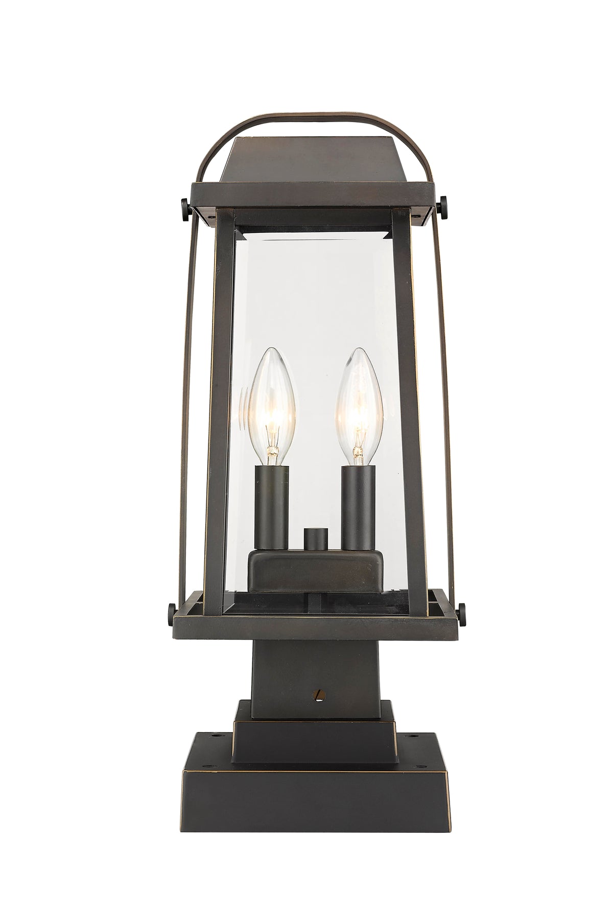 Millworks 2 Light Outdoor Pier Mounted Fixture