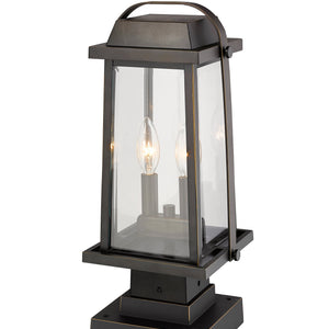 Millworks 2 Light Outdoor Pier Mounted Fixture