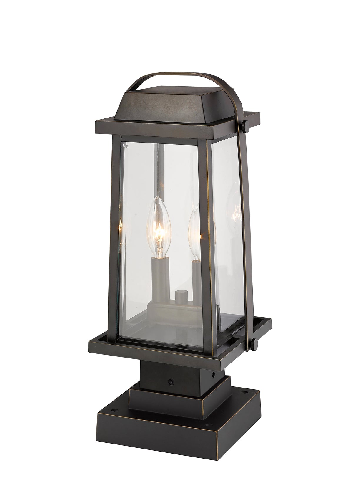 Millworks 2 Light Outdoor Pier Mounted Fixture