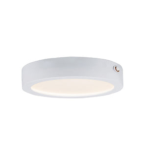 Wafer 7" RD LED Surface Mt 3000K w/Emergency Bk Up
