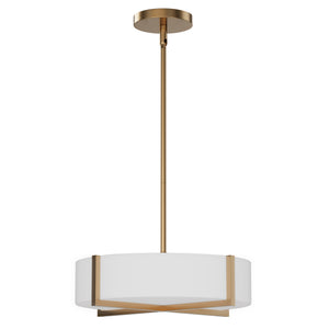 Dexter 15" LED Flush Mount/ Pendant Convertibie