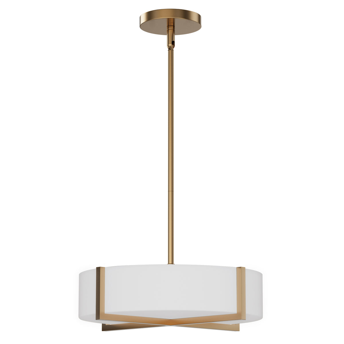 Dexter 15" LED Flush Mount/ Pendant Convertibie