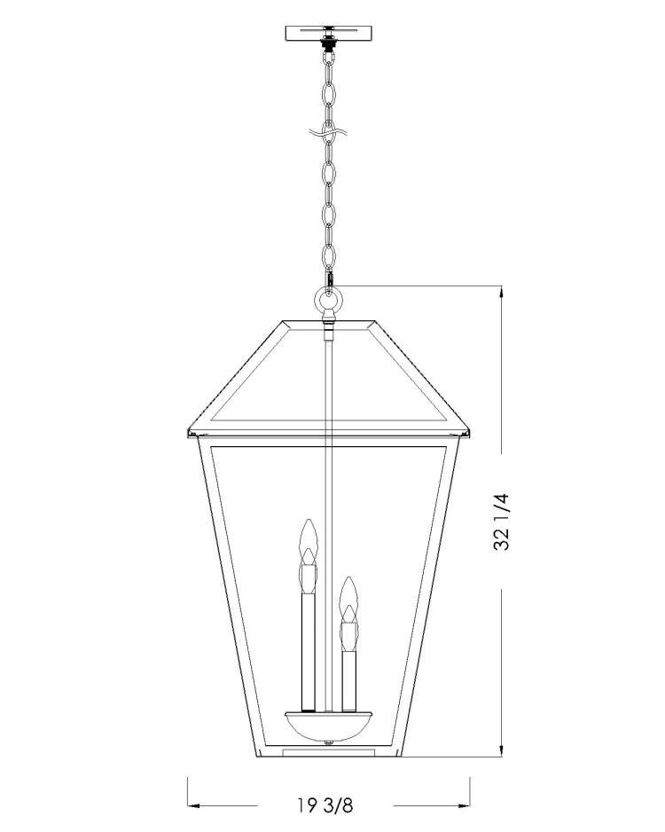 Talbot 32.25-in Outdoor Hanging