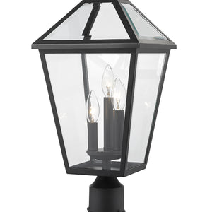 Talbot 3 Light Outdoor Pier Mounted Fixture