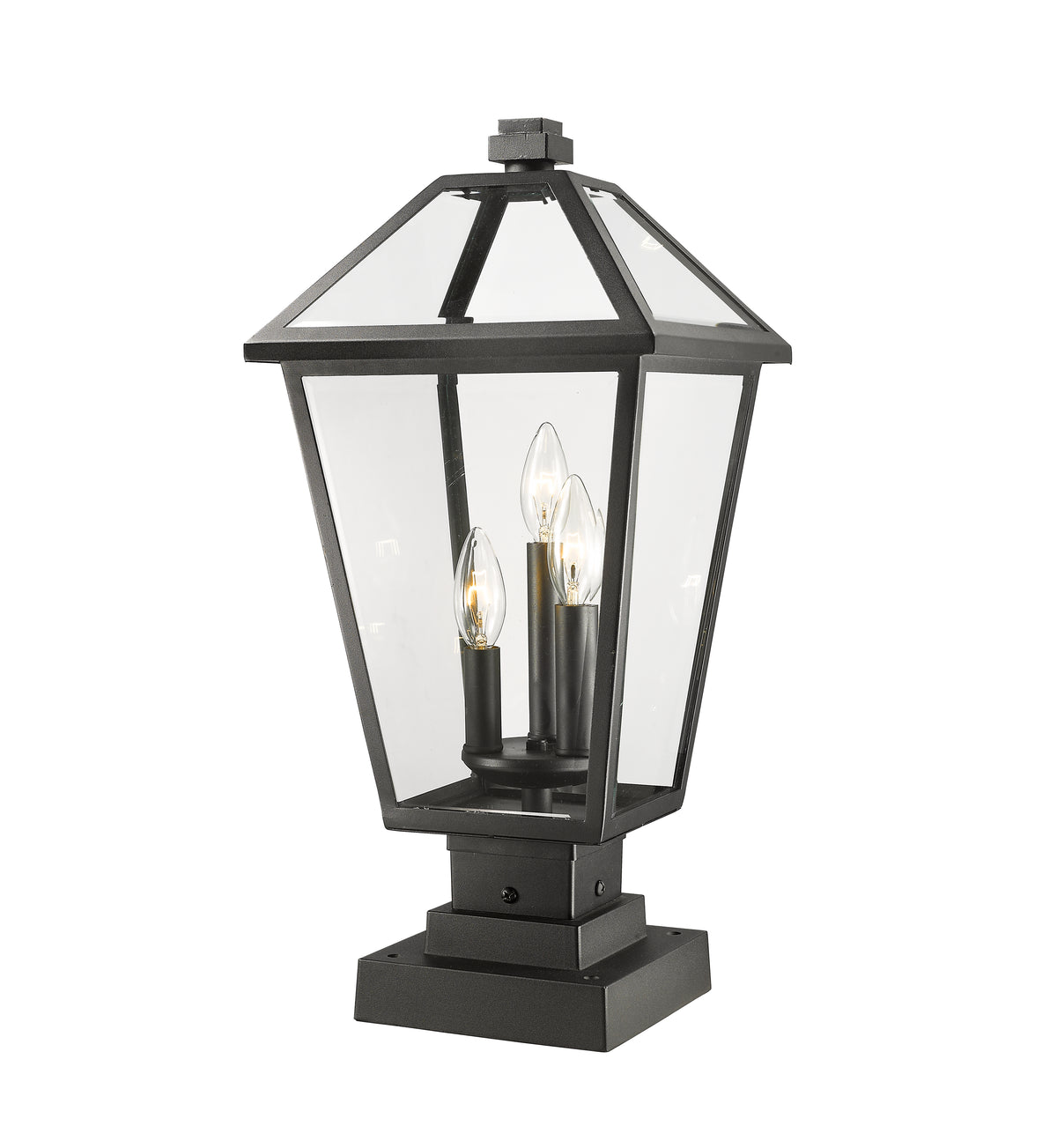 Talbot 3 Light Outdoor Pier Mounted Fixture