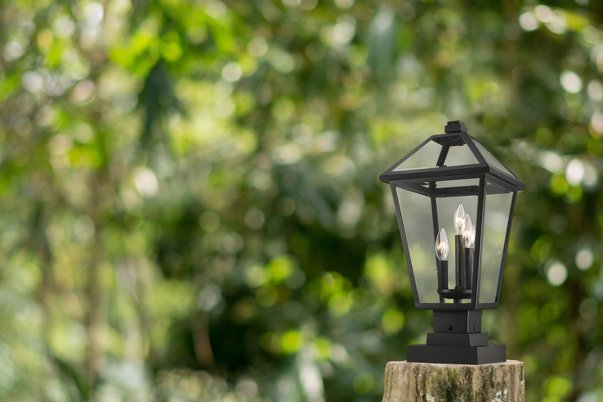 Talbot 3 Light Outdoor Pier Mounted Fixture