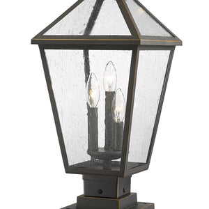 Talbot 3 Light Outdoor Pier Mounted Fixture