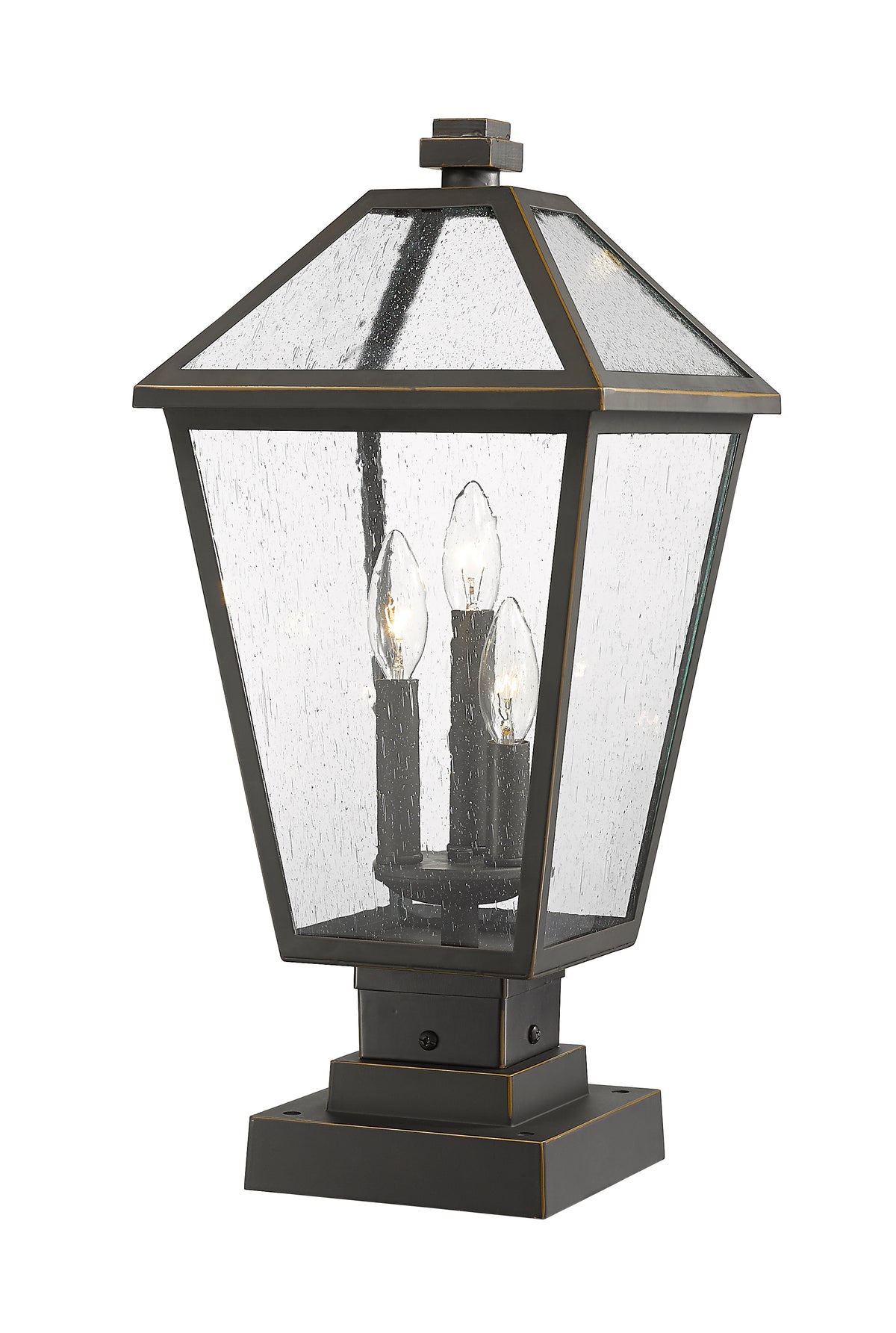 Talbot 3 Light Outdoor Pier Mounted Fixture