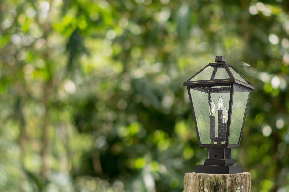 Talbot 3 Light Outdoor Pier Mounted Fixture