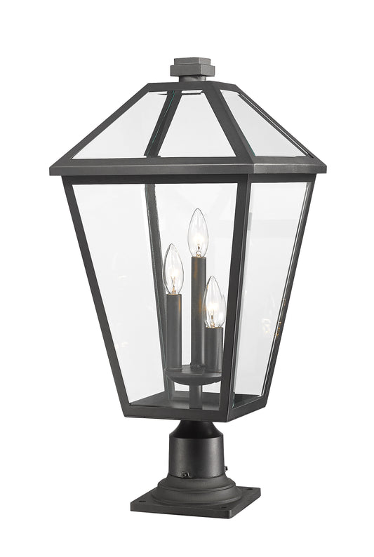 Talbot 3 Light Outdoor Pier Mounted Fixture