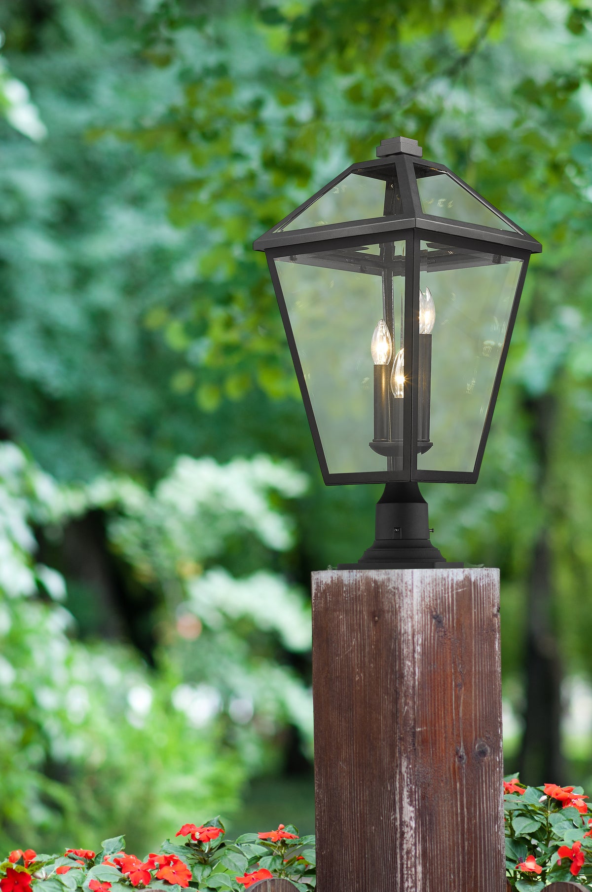 Talbot 3 Light Outdoor Pier Mounted Fixture