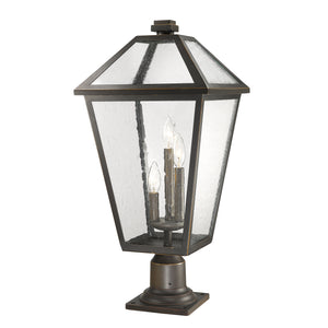 Talbot 3 Light Outdoor Pier Mounted Fixture