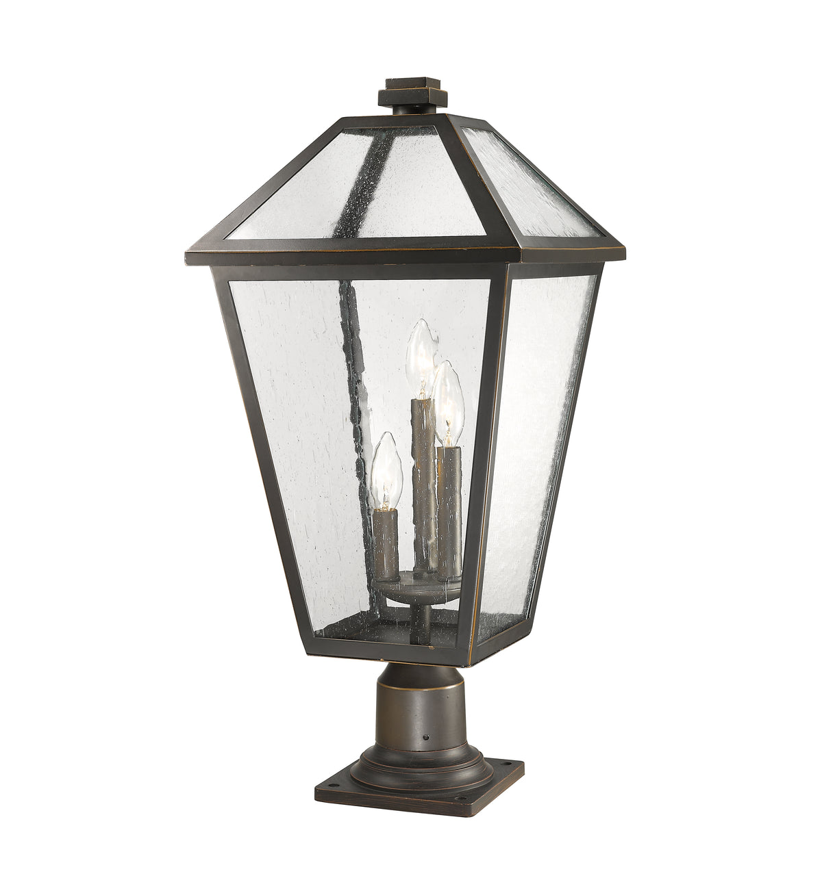 Talbot 3 Light Outdoor Pier Mounted Fixture