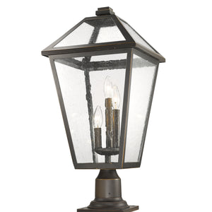 Talbot 3 Light Outdoor Pier Mounted Fixture