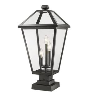 Talbot 3 Light Outdoor Pier Mounted Fixture