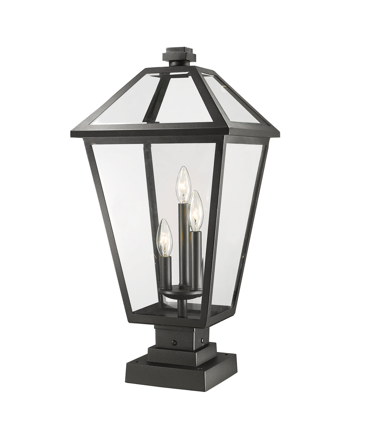 Talbot 3 Light Outdoor Pier Mounted Fixture