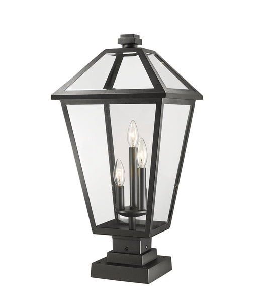 Talbot 3 Light Outdoor Pier Mounted Fixture