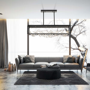 Aerie 8-Light 42" Integrated LED Linear Chandelier