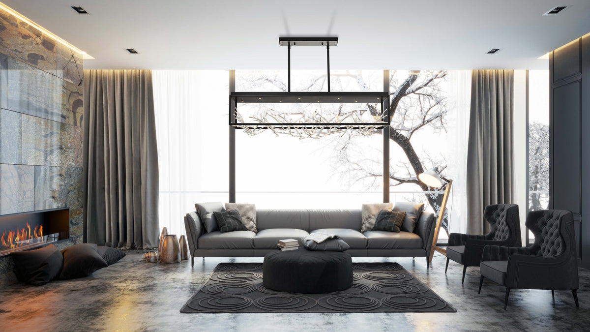 Aerie 8-Light 42" Integrated LED Linear Chandelier